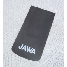 RUBBER VEIL -WHITE JAWA SIGN - (OEM PART CZECH MADE)